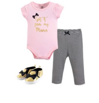 Baby Girl Three Piece Set - Mama