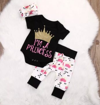 Baby Girl Three Piece Set