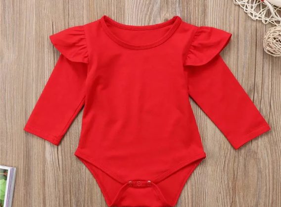 Baby Girl Long Sleeve Romper