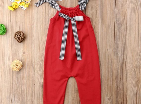 Girl's Offshoulder Jumpsuit