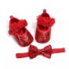 Baby Girl Sequins Shoe & Headband